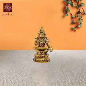 अय्यप्पन पीतल की मूर्ति मंदिर सजावट