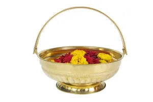 Lakshmi Brass Pooja Basket