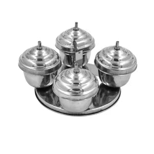 Stainless Steel Kumkum Holder Box