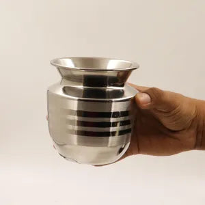 स्टेनलेस स्टील गंगाजल पॉट