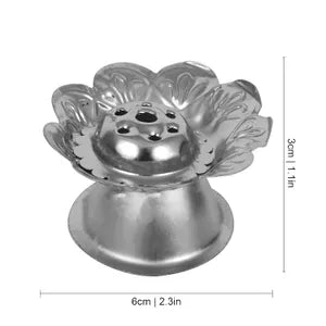 Silver Flower Agarbatti Stand