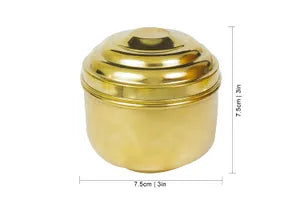 Tall Brass Pooja Box
