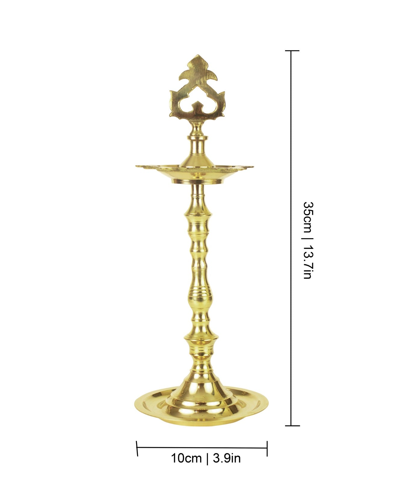 लक्ष्मी पीतल मंदिर दीया