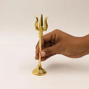 अम्मन त्रिशूल पीतल मूर्ति