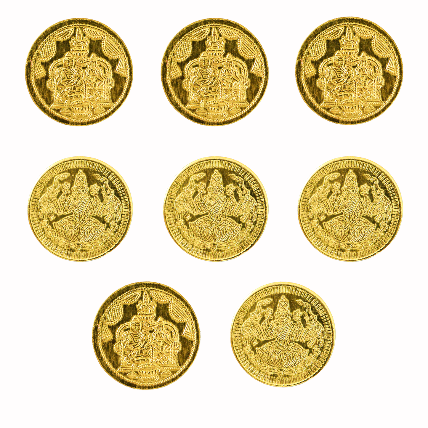 Brass Lakshmi Kubera Gold Coins