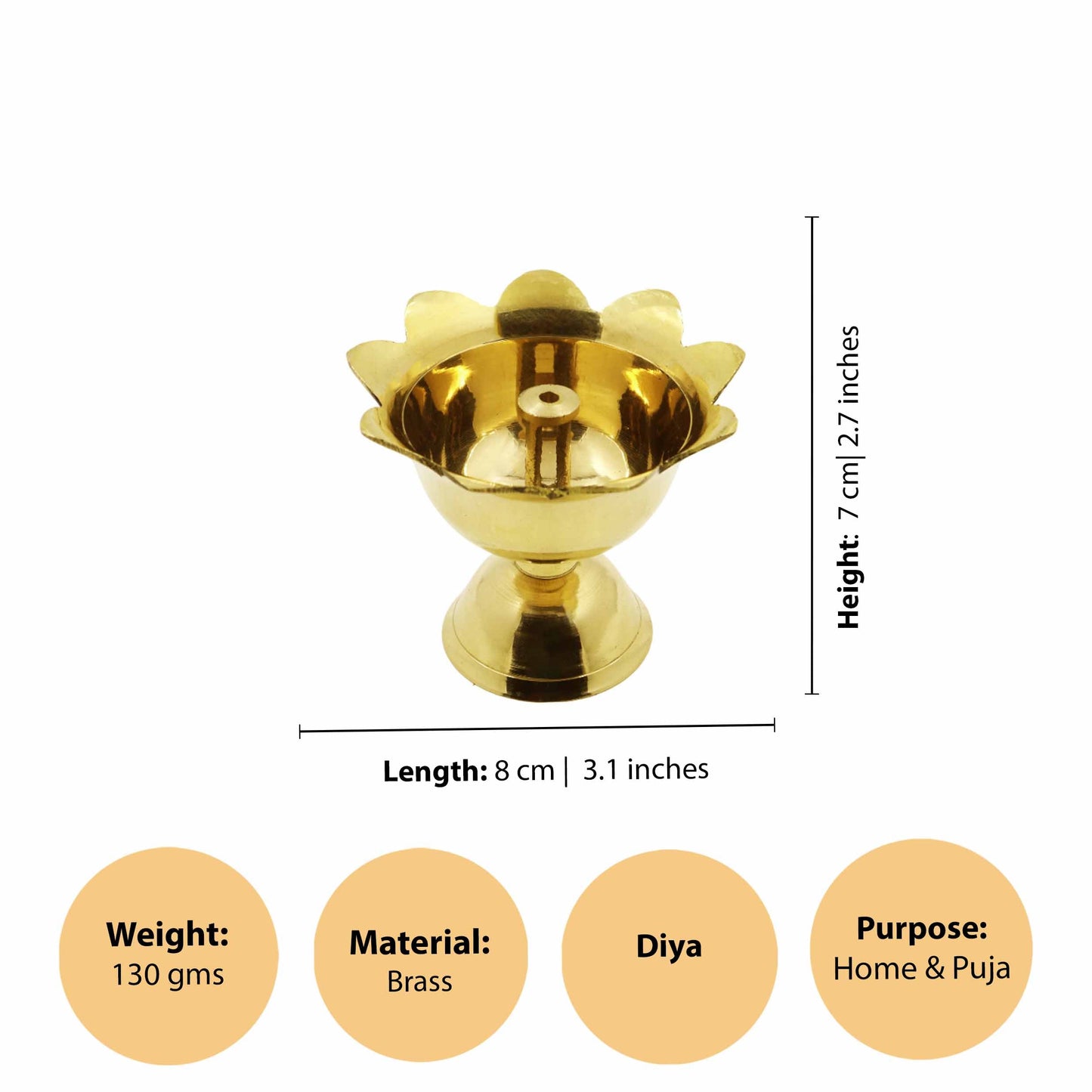 Brass Devadas Diya (Pital Devdas Deepak)