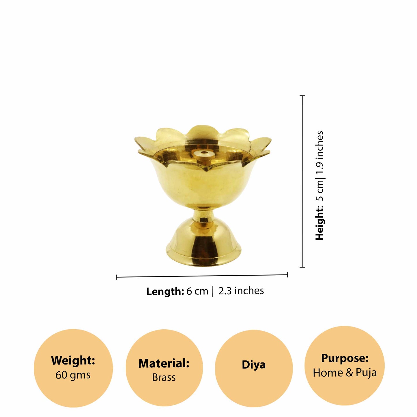 Brass Devadas Diya (Pital Devdas Deepak)