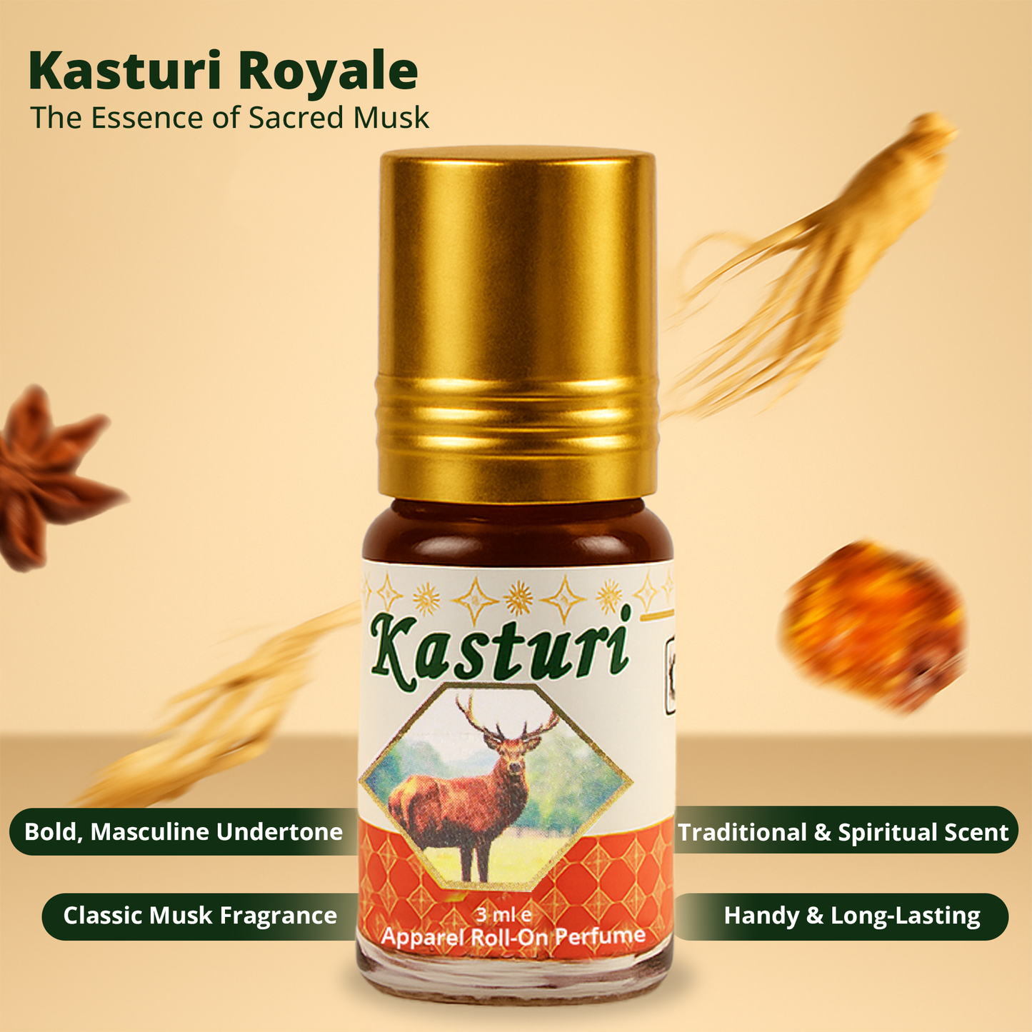 Javadhu Roll-On 3ml Kasturi