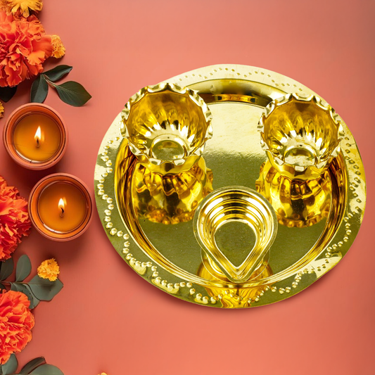 Premium Brass Thambulam Plate