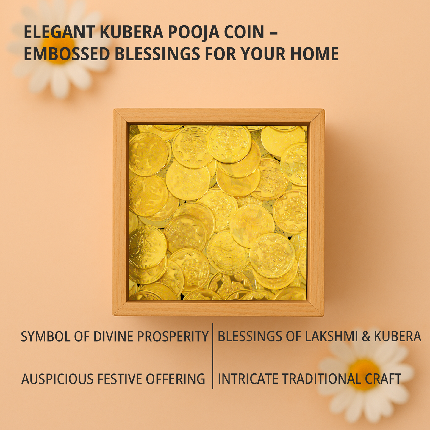 Brass Lakshmi Kubera Gold Coins