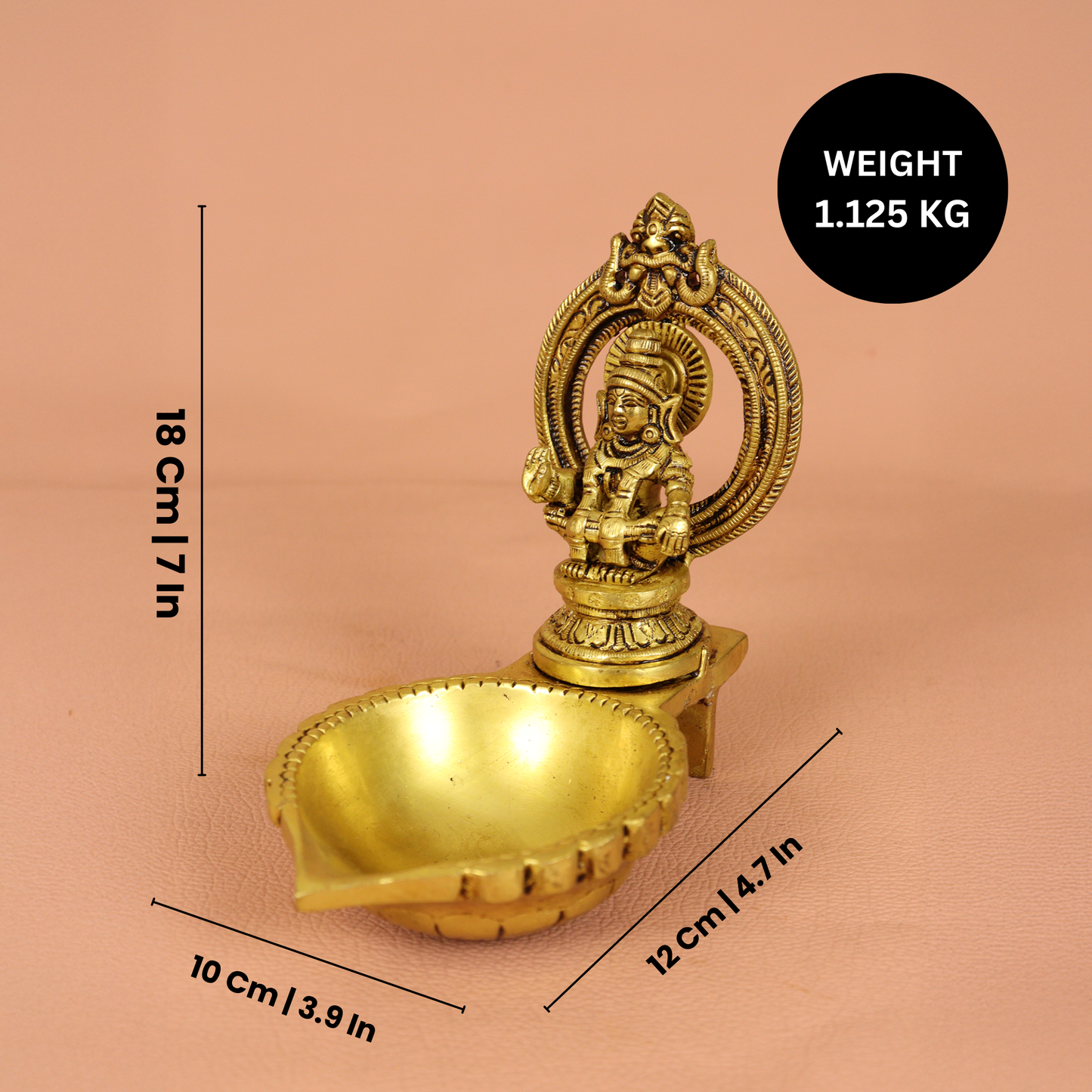 Ayyappan Statue Diya