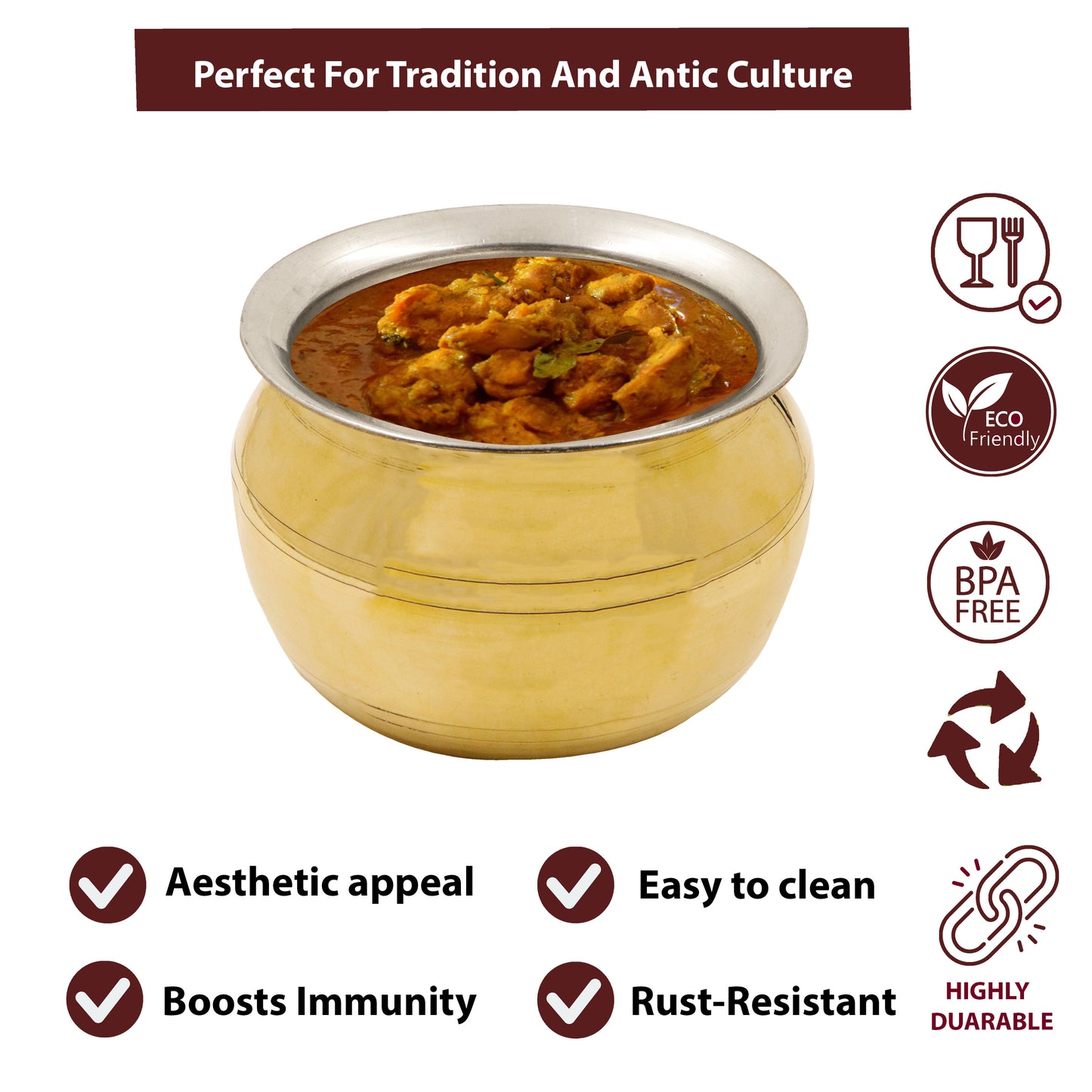 Brass Gravy Pot