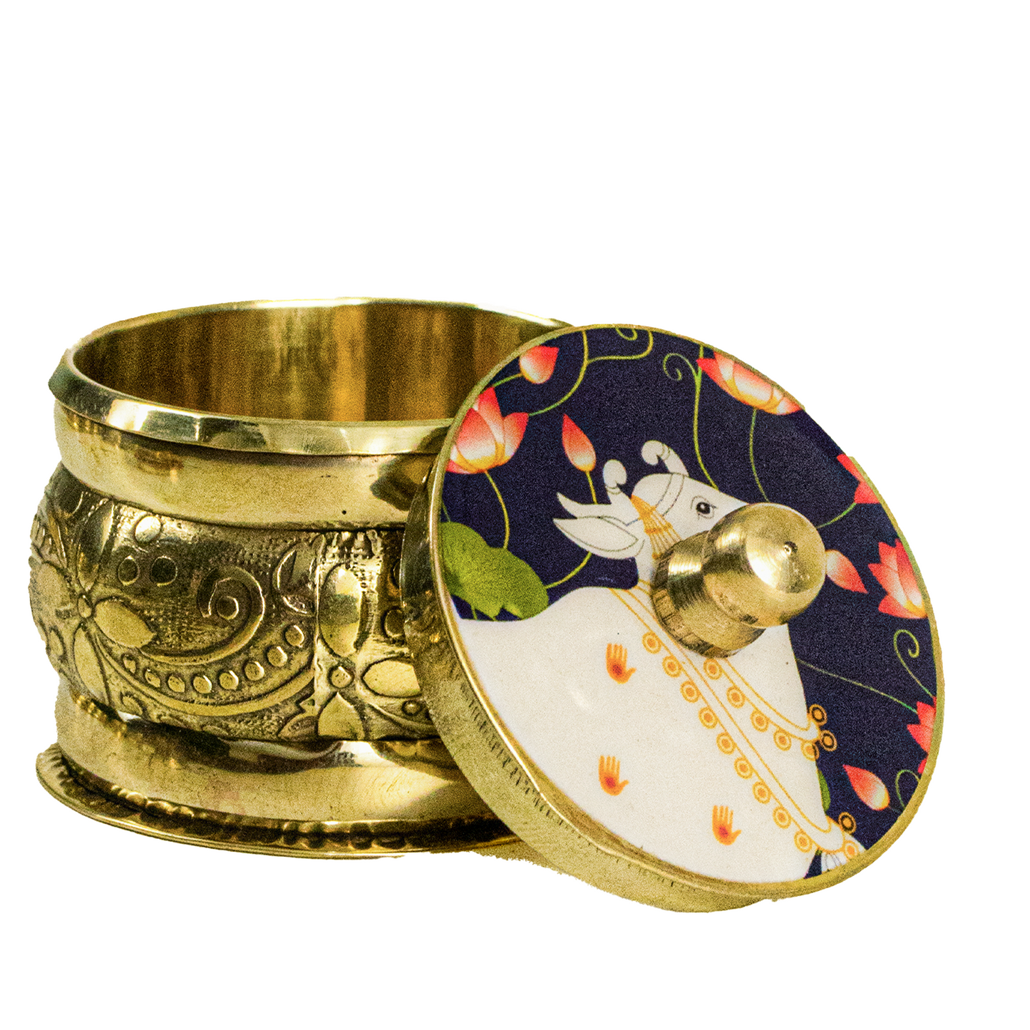 Kukuma Chimizhil-Gomatha Design (Kumkum Chimizh Gau Mata)