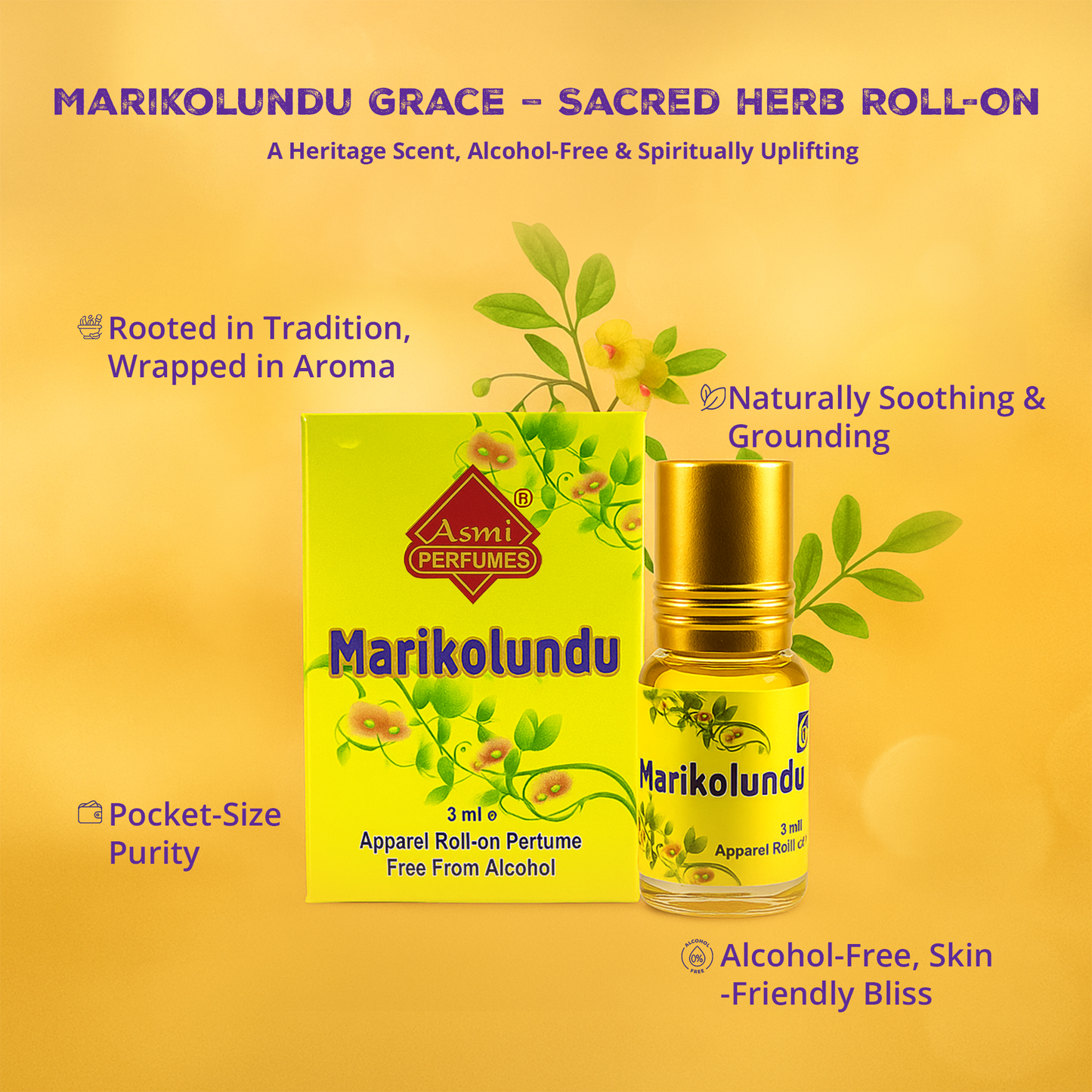 Javadhu Roll on 3 ml Marikolunthu