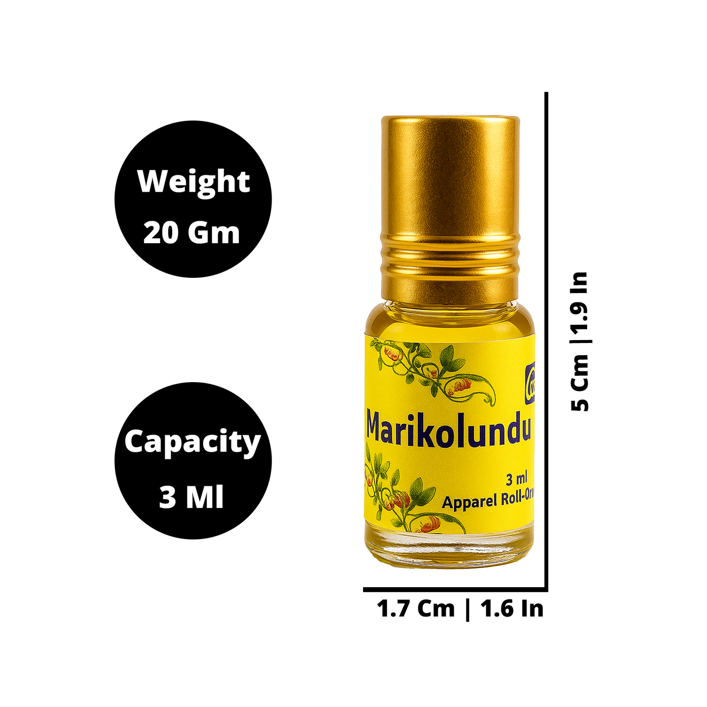 Javadhu Roll on 3 ml Marikolunthu