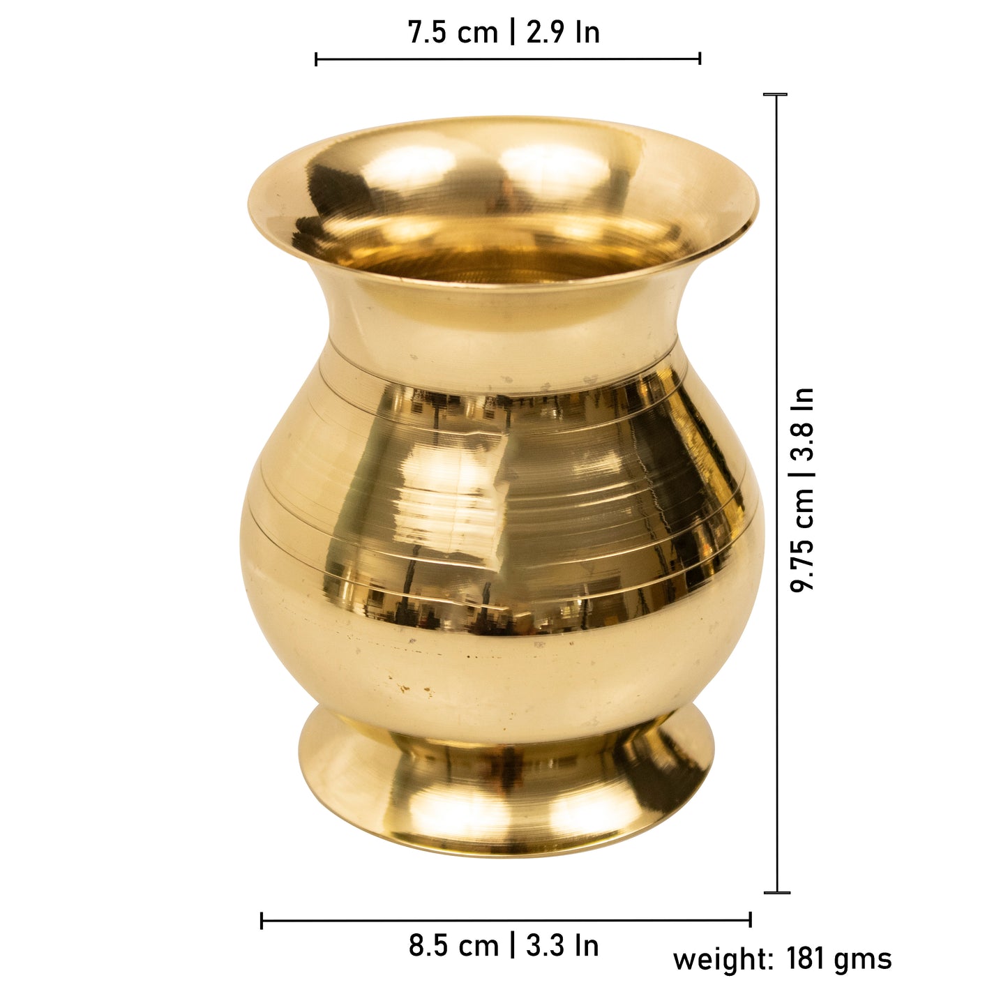 Brass Kalash -Valap Chombu