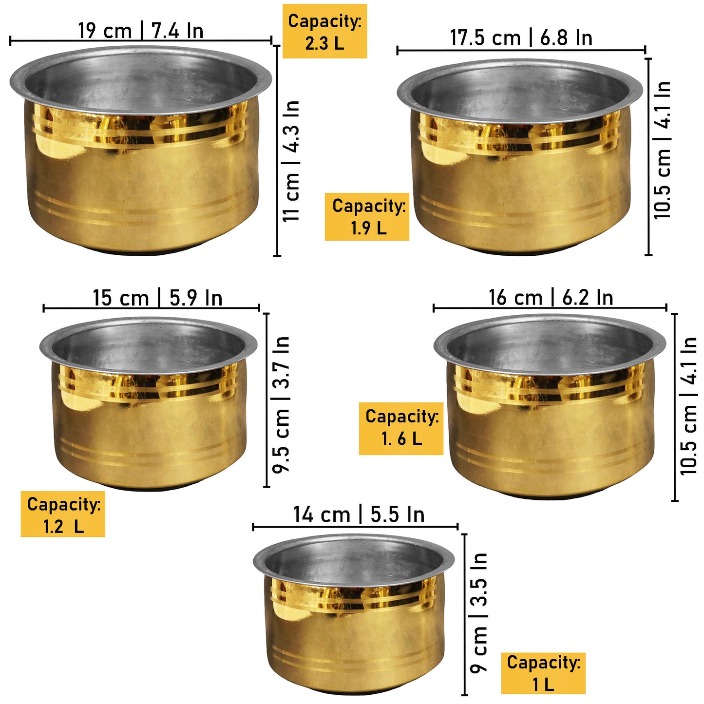 Brass Traditional Cookware - Vadi Chati
