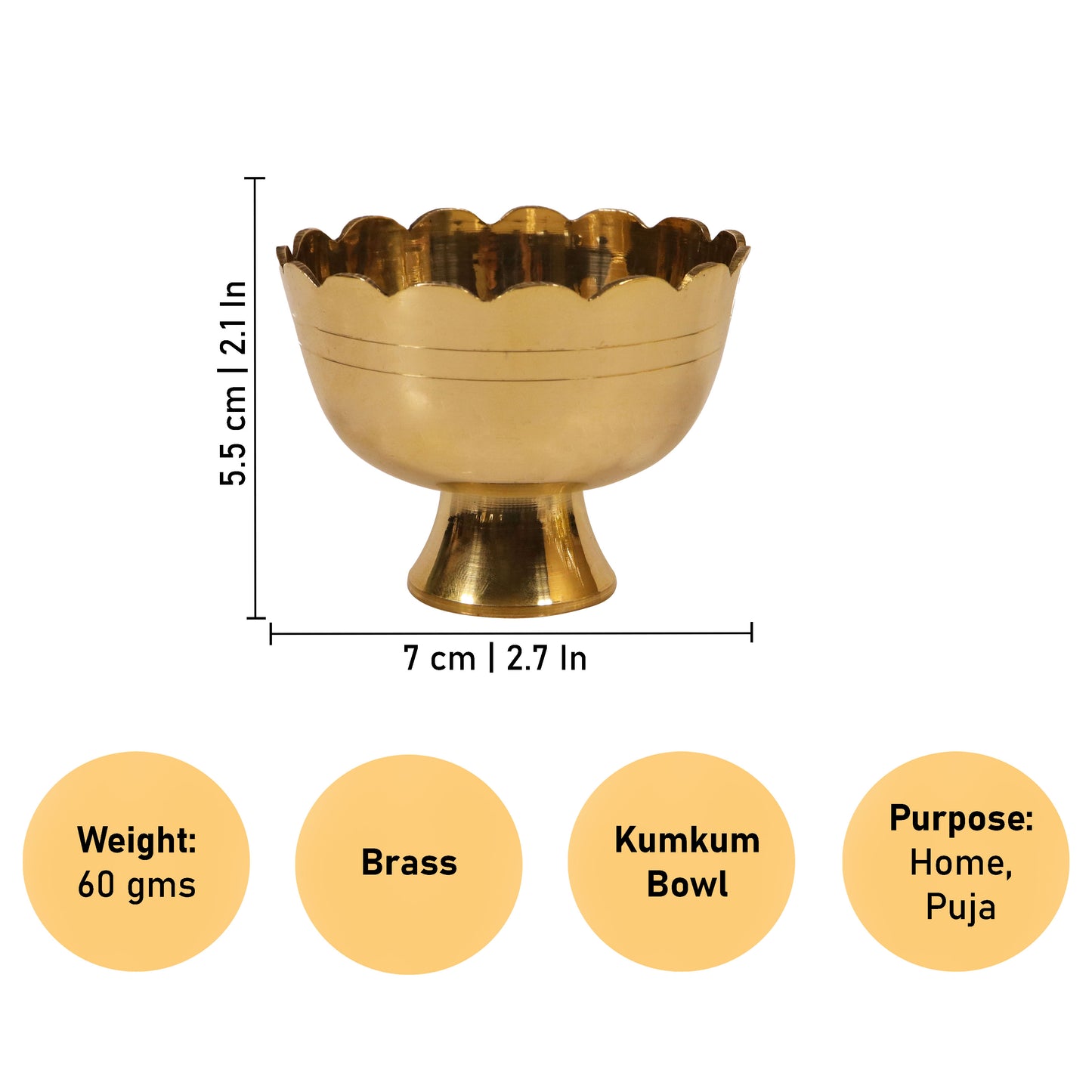 Brass Kamal stand
