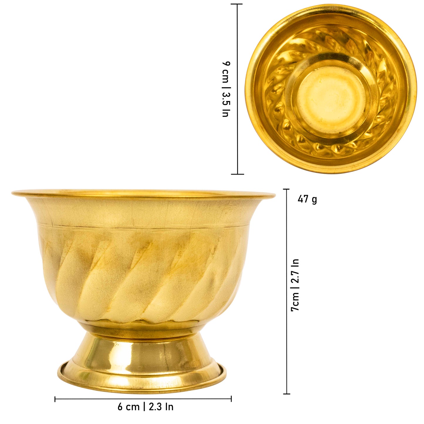 Brass Chandhan Bowl