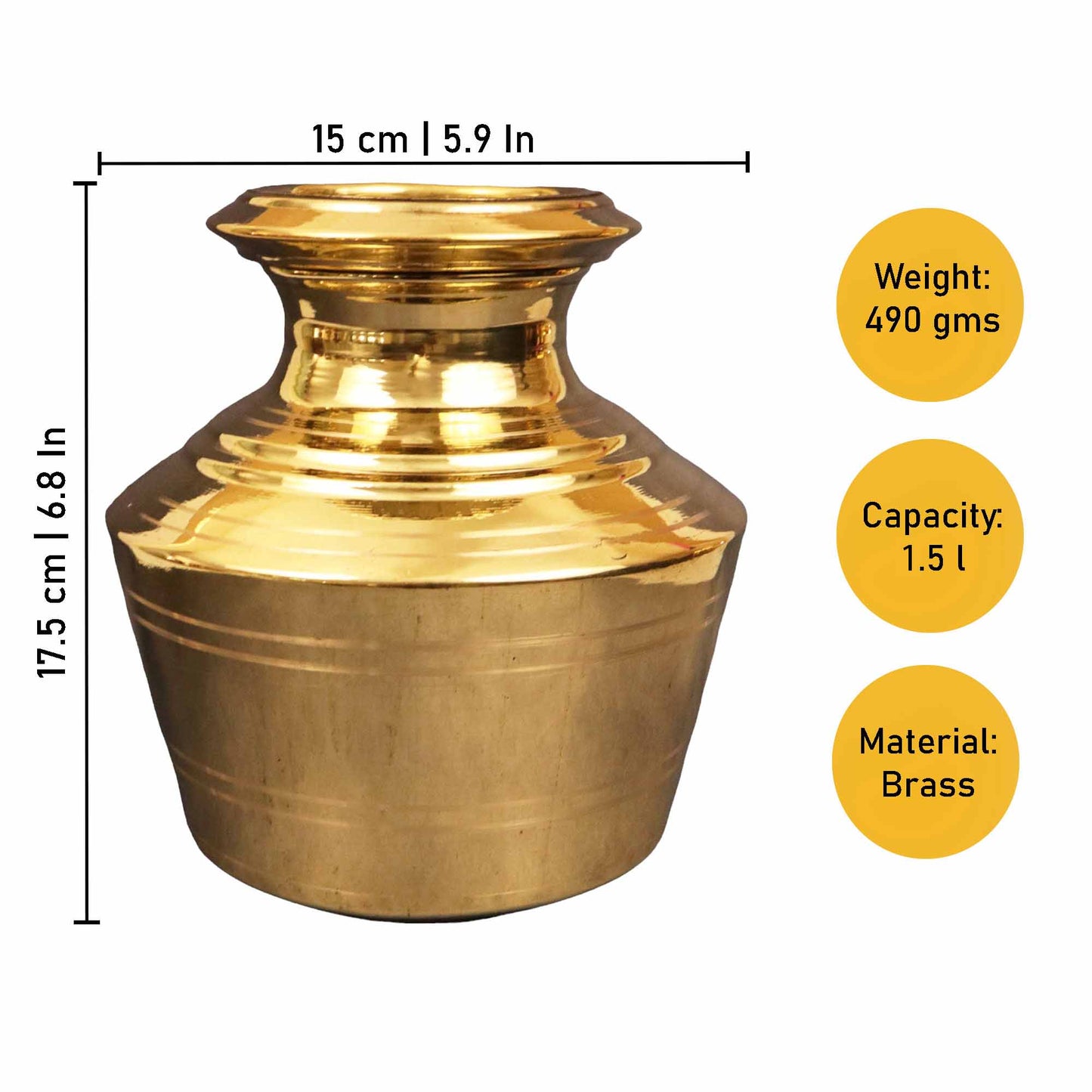 Brass Water Pot Kudam