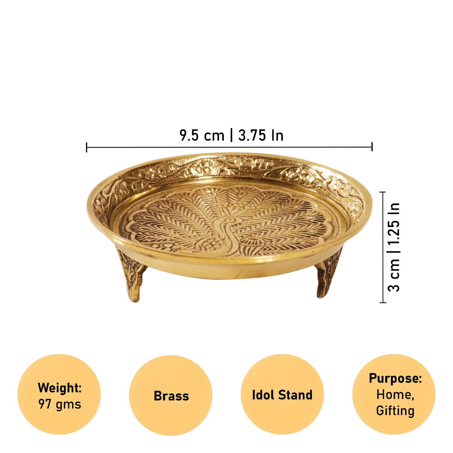 पीतल चौकी- जीजे मोर