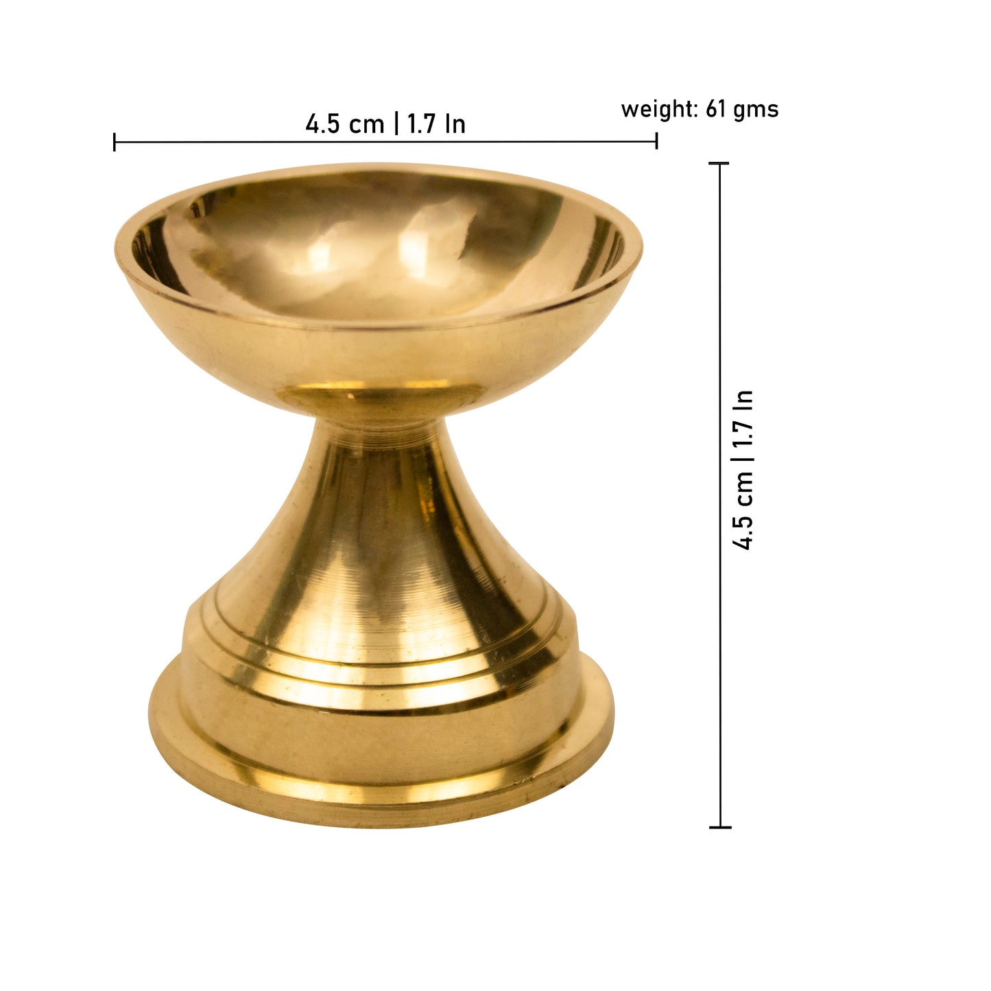 Brass Niranjan Deep (Pital Niranjan Deepak / Aarti Lamp)
