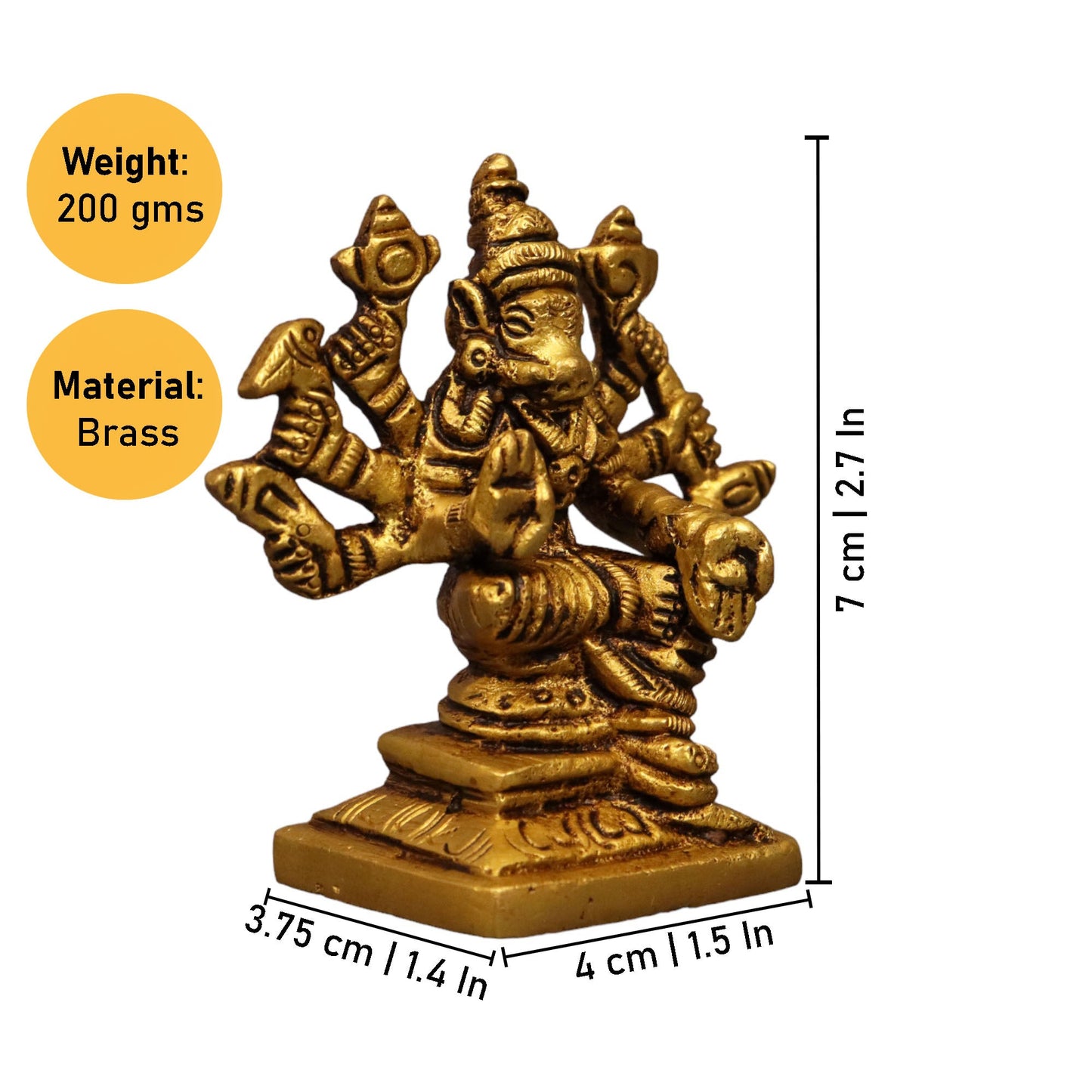 Brass Varagi Idol (Pital Varahi Devi Murti)