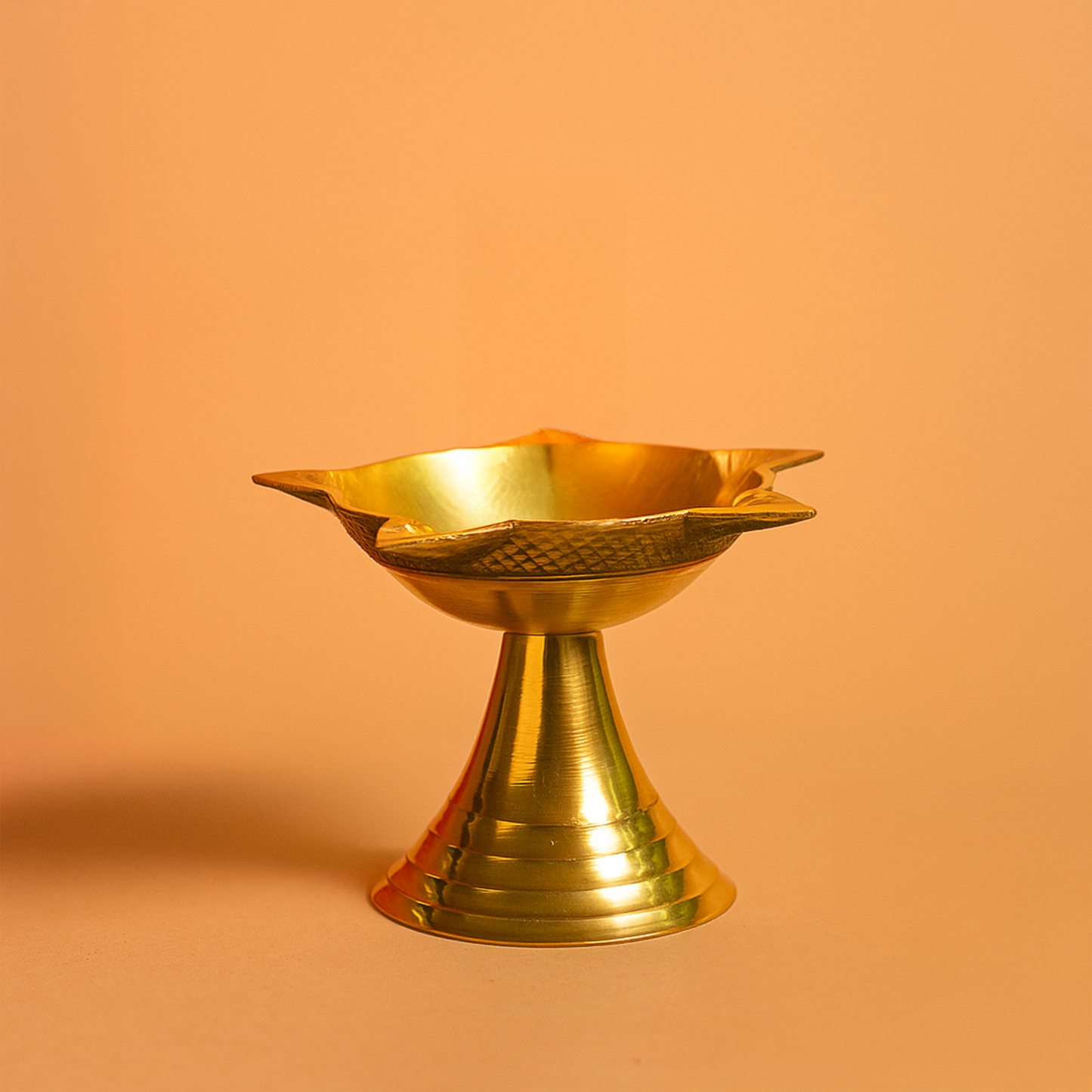 Brass Puna Deep Size-2 (Pital Pune Deepak)