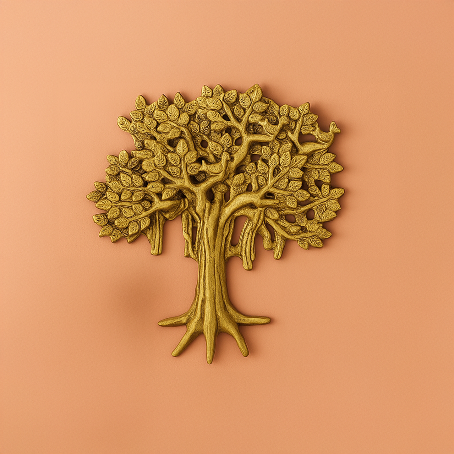 Brass Kalpvriksha Tree Wall Hanging (Pital Kalpa Vriksh / Wish Tree)
