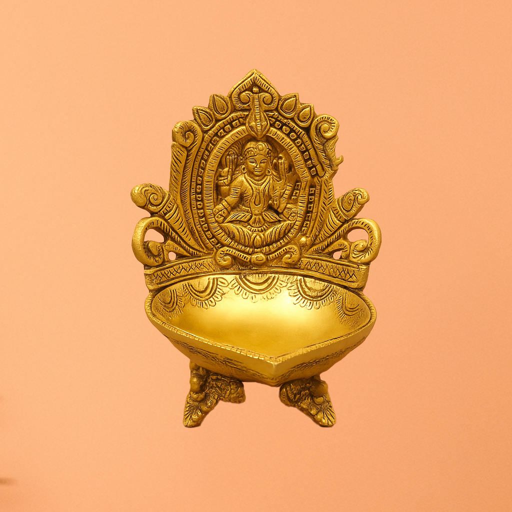 Antique Lakshmi Diya-1.145gm (Pital Prachin Laxmi Deepak)