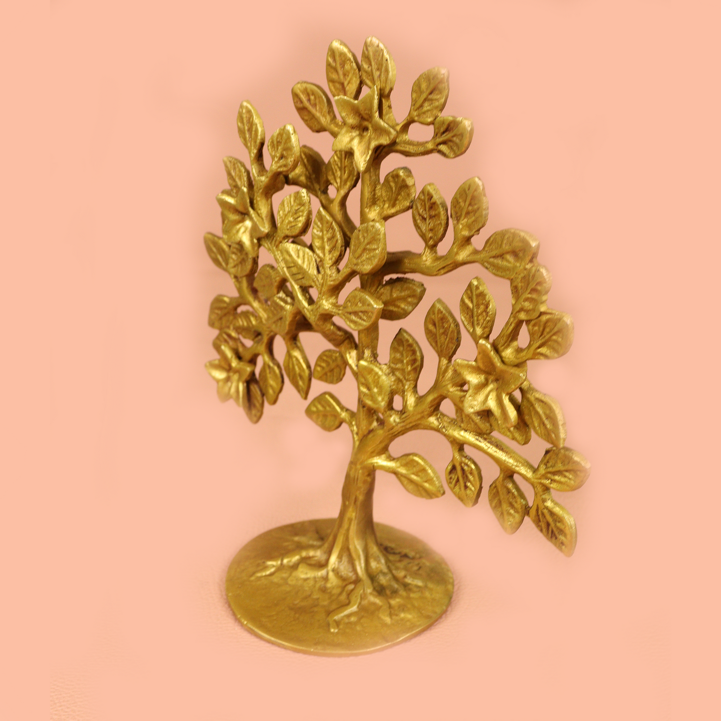 Brass Kalpvriksha Tree/ Karparga Viruksham Tree with flower