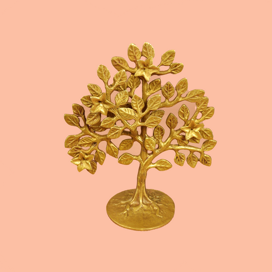 Brass Kalpvriksha Tree/ Karparga Viruksham Tree with flower