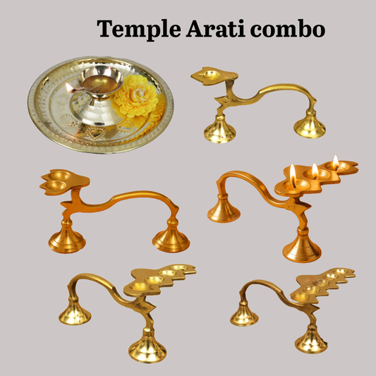 Brass Temple Aarti combo