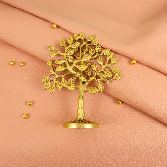 पीतल 6 इंच कल्पवृक्ष वृक्ष/ करपगा विरुष्कम मरम