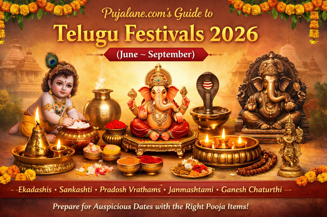 Welcome to Pujalane.com’s Guide to Telugu Festivals in 2026 (June–September)!