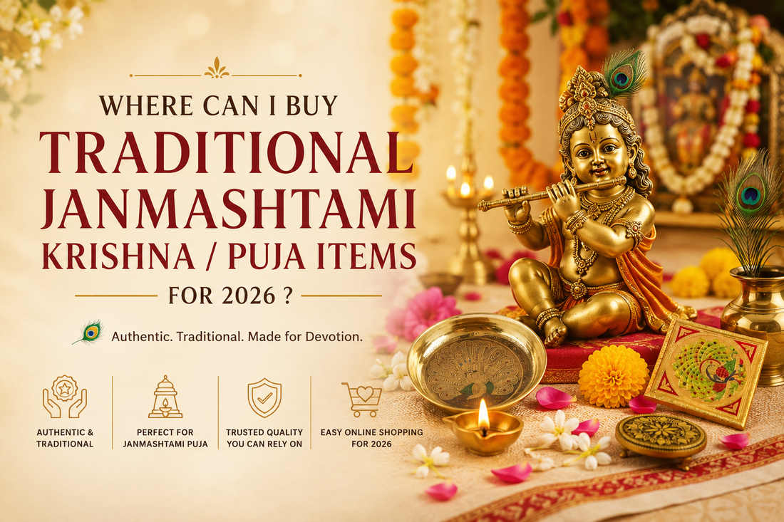 Buy the Complete Krishna Janmashtami Puja Combo Online in 2026 | Traditional Puja Celebration Set