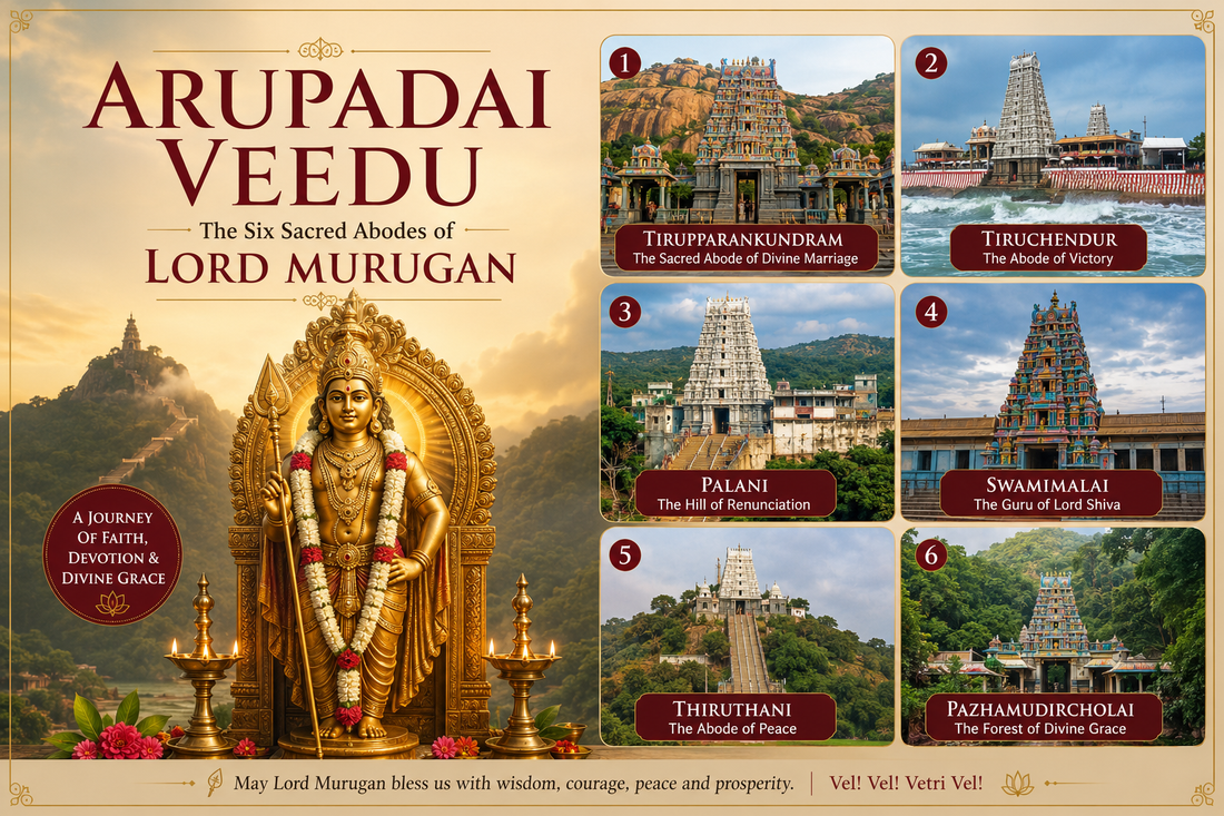 Arupadai Veedu: Exploring the Six Sacred Abodes of Lord Murugan