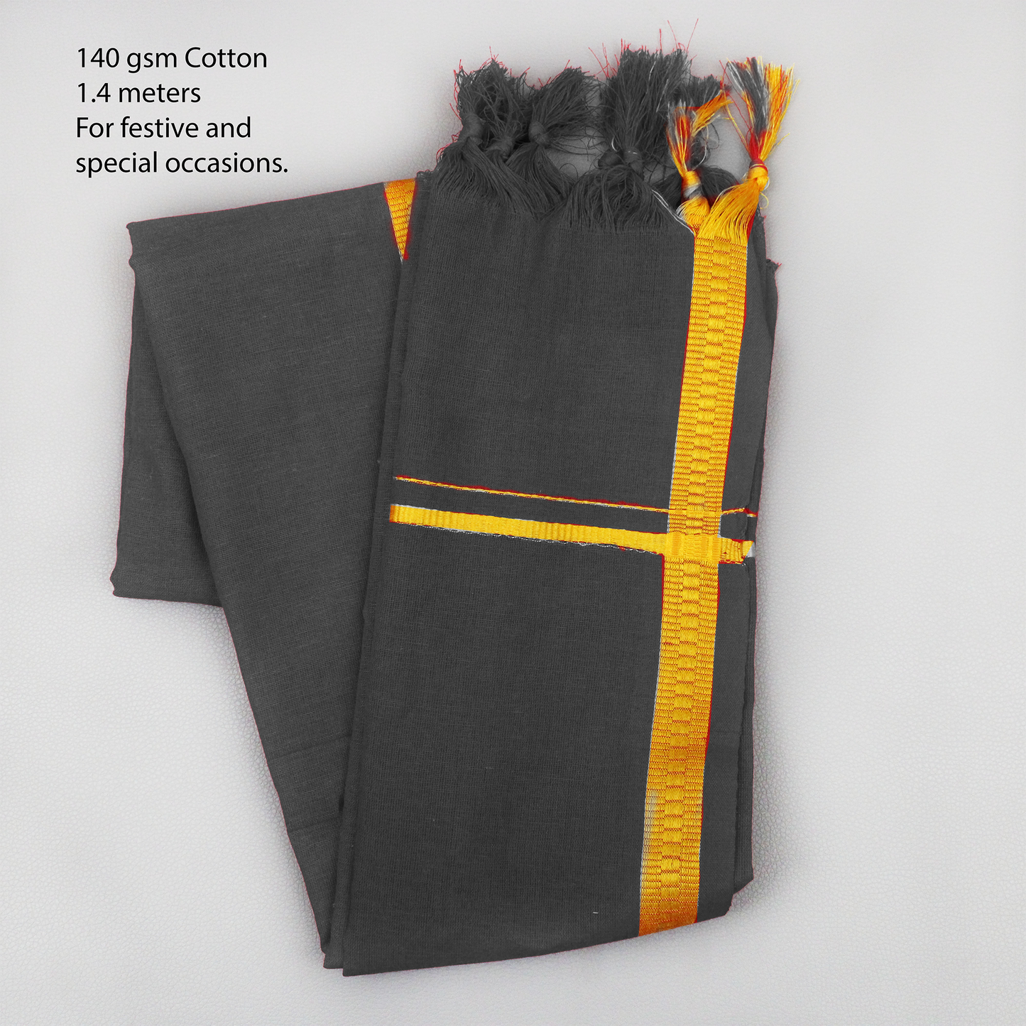 ANGAVASTHIRAM-Small Border Black(Pack of 2)