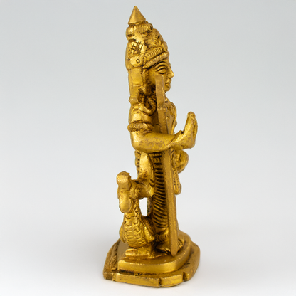 Brass Murugan Statue (329gms) (Pital Kartikeya Murti)