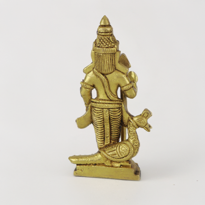 Brass Murugan Statue (329gms) (Pital Kartikeya Murti)