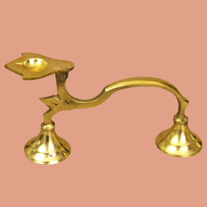 Karpoor Aarti One Face Diya (0.180gm) (Pital Kapoor Ek Mukh Deepak)