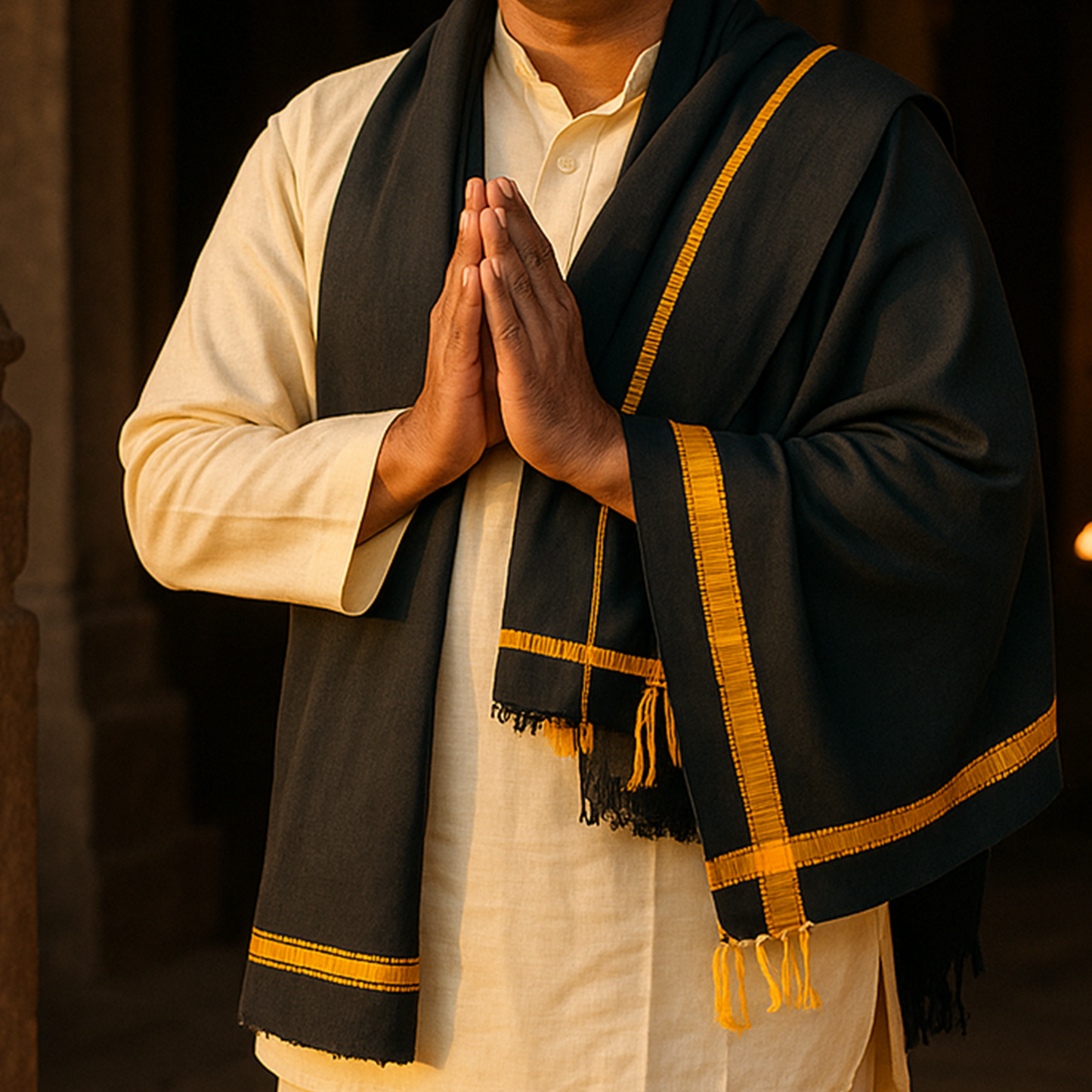 ANGAVASTHIRAM-Small Border Black(Pack of 2)