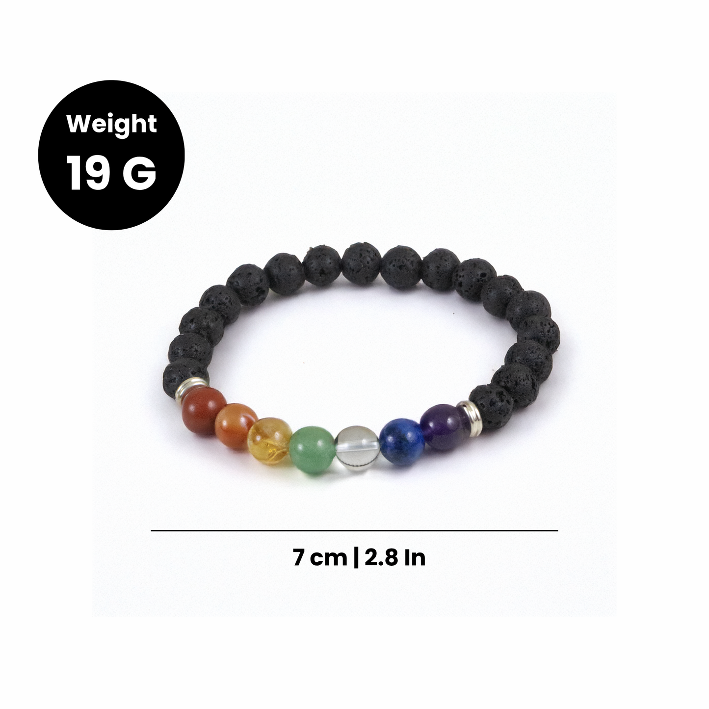 Karungali seven chakara lava Bracelet