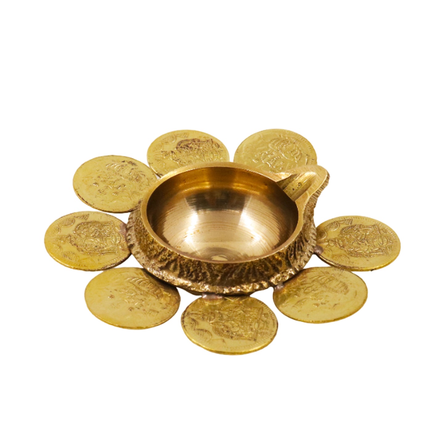 8 Coin Kuber Diya (Pital Aath Sikka Dhanpati Deepak)
