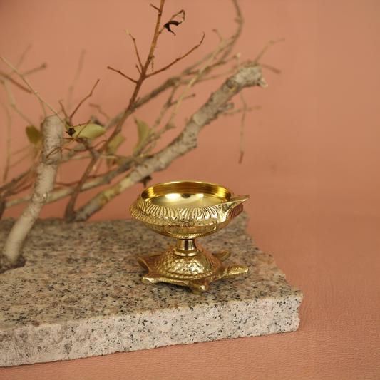 कुबेर कछुआ पीतल दीया