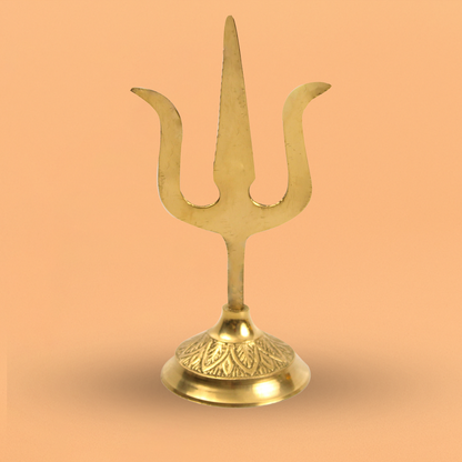 Brass Mini Soolam (Pital Chota Trishul / Shiva Weapon)