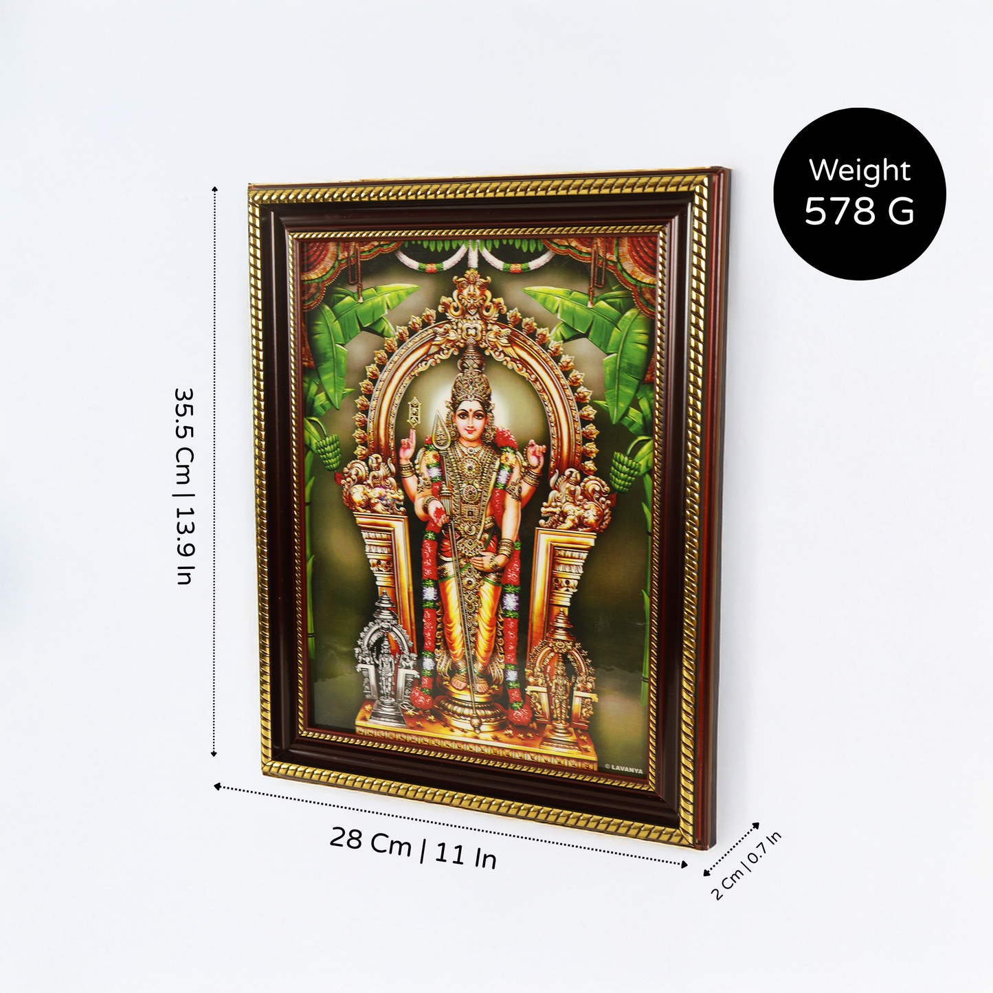 God photo frame Thiruchendur Murugan
