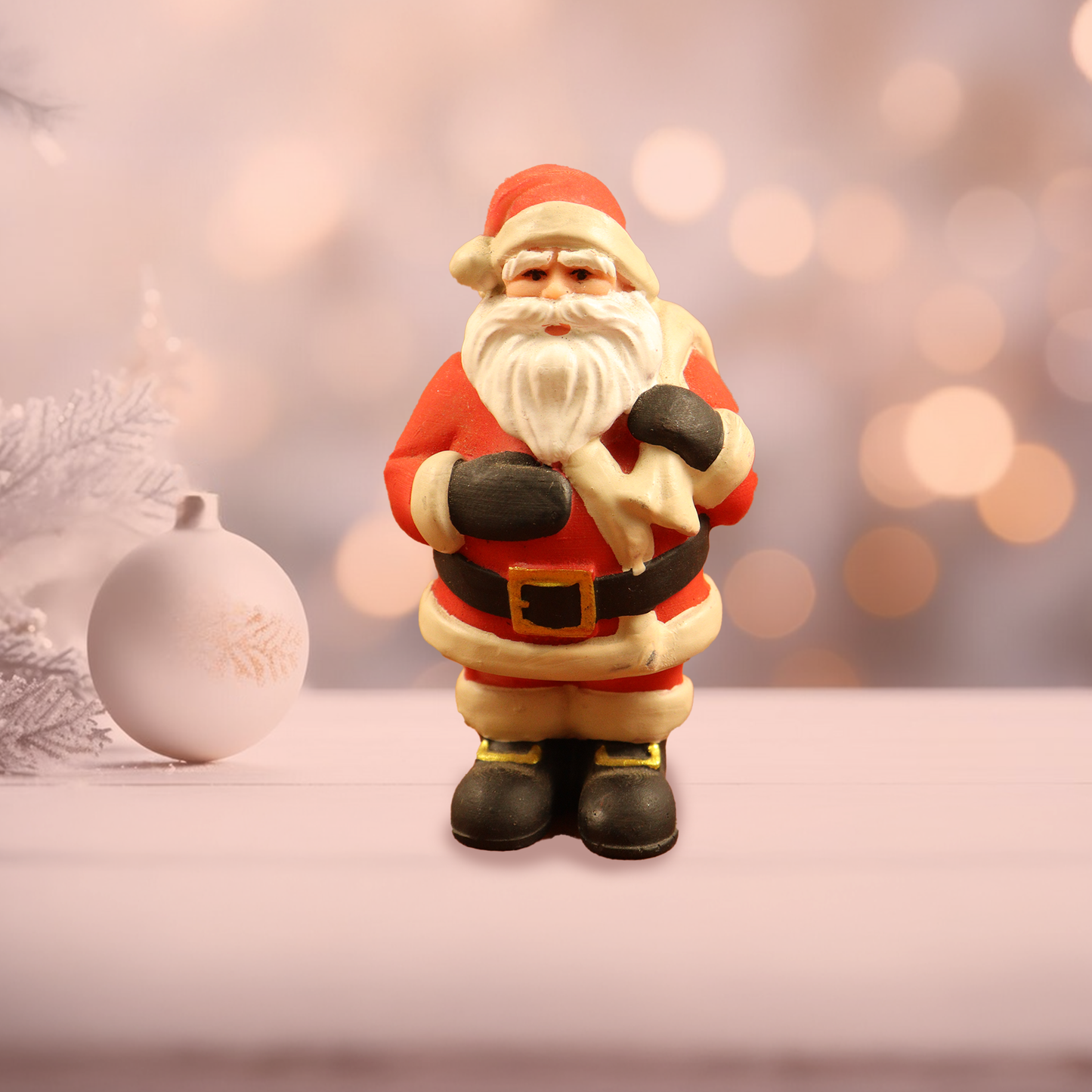 Santa with Gift (Santa Uphaar)
