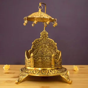 ऑक्सीकृत गणेश सिंहासन मूर्ति