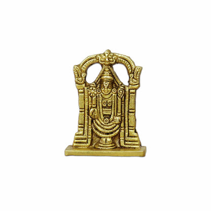 Brass VDM Perumal - 120gm (Pital Vishnu Murti / Tirupati Balaji)